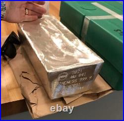 1000 Ounce Random Maker. 9999 Fine Silver Bar 1000oz. Huge Comex Bar