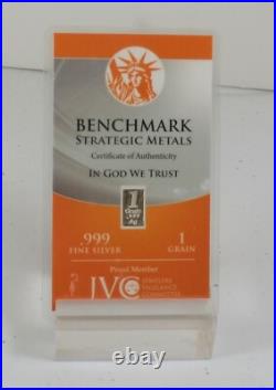 100 BARS 1/15GRAM. 999 FINE PURE SILVER BAR 100 PACK PURE SILVER BULLION B9a