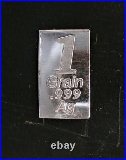100 BARS 1/15GRAM. 999 FINE PURE SILVER BAR 100 PACK PURE SILVER BULLION B9a