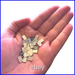 100 LOT Silver Bars 32 grams Pure 999 Fine Solid 5GN Bullion Precious Metal Shot