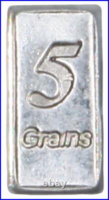 100 LOT Silver Bars 32 grams Pure 999 Fine Solid 5GN Bullion Precious Metal Shot