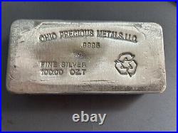 100 oz Bar (. 9995) Fine Silver Bullion Ohio Precious Metals