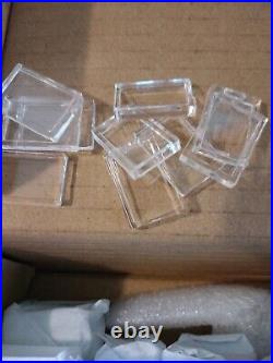 100 x 1 Gram Fine Silver Bullion Bar bullion Holders Cases capsules airtight