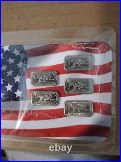 100 x 1 Gram Fine Silver Bullion Bar bullion Holders Cases capsules airtight
