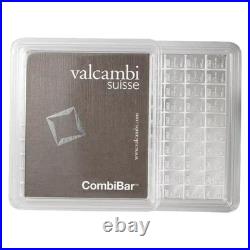 100 x 1 gram Silver Valcambi CombiBarT (In Assay). 999 Fine