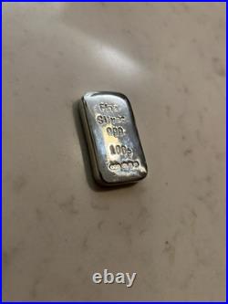 100g 999 Fine Silver bullion Bar made by APO genuine full hallmark 999