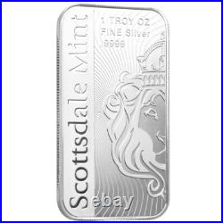 10X Vortex Bar 1 oz. 9999 FINE SILVER BAR Scottsdale Mint Silver IN STOCK