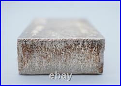 10.35 Troy Ounce Poured. 999 Fine Silver Bar Odd Weight U2006
