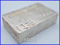 10.35 Troy Ounce Poured. 999 Fine Silver Bar Odd Weight U2006