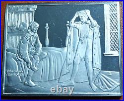 10.925 Fine Silver Bars Norman Rockwells Favorate Moments from Mark Twain