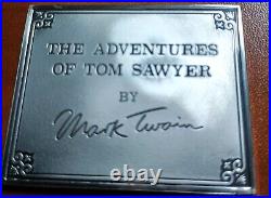 10.925 Fine Silver Bars Norman Rockwells Favorate Moments from Mark Twain