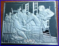 10.925 Fine Silver Bars Norman Rockwells Favorate Moments from Mark Twain
