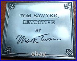 10.925 Fine Silver Bars Norman Rockwells Favorate Moments from Mark Twain