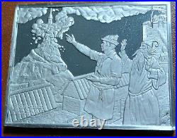 10.925 Fine Silver Bars Norman Rockwells Favorate Moments from Mark Twain