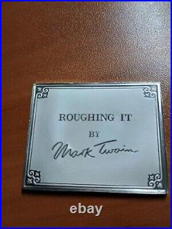 10.925 Fine Silver Bars Norman Rockwells Favorate Moments from Mark Twain