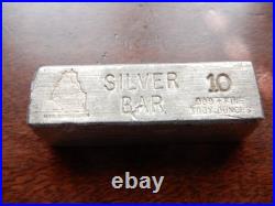 10 Oz. 999 Fine Vintage Silver Bar USS Constitution CMI