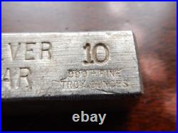 10 Oz. 999 Fine Vintage Silver Bar USS Constitution CMI