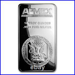 10 Oz Silver Bar APMEX. 999 Fine