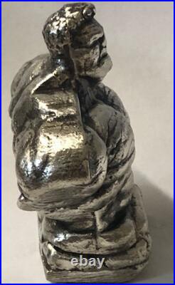 10 Ozt MK BarZ The Hulk 2 Part Cast Hand Poured. 999 Fine Silver