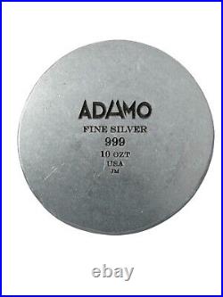 10 Troy Ounce 999 Fine Silver Take What You Can Round Art Bar