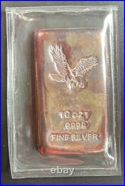 10 Troy Oz. 9999 Fine Silver Bar With CNT Eagle Design Sealed NEW 10 Troy Oz. 9999 Fine Silver Bar With CNT Eagle Design Sealed NEW