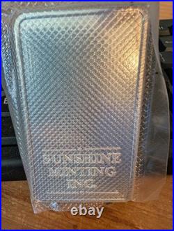 10 Troy oz Sunshine Mint. 999 Fine Silver Bar Mint Mark SI Sealed 10 Troy oz Sunshine Mint. 999 Fine Silver Bar Mint Mark SI Sealed