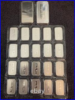 10 oz & 1 oz. 999 Fine Silver Bars Bullion Silvertowne FORTY OUNCES TROY 10 oz & 1 oz. 999 Fine Silver Bars Bullion Silvertowne FORTY OUNCES TROY