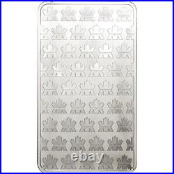 10 oz. 9999 Fine Silver Bar Royal Canadian Mint