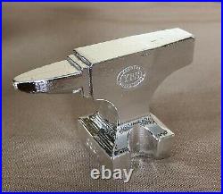 10 oz 999 Fine Silver Bar Yeager's Poured Silver YPS Anvil