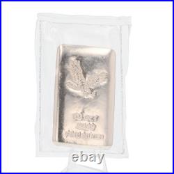 10 oz. 999 Fine Silver Eagle Bullion Cast Bar United States Sealed in Plastic