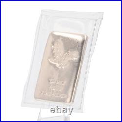 10 oz. 999 Fine Silver Eagle Bullion Cast Bar United States Sealed in Plastic