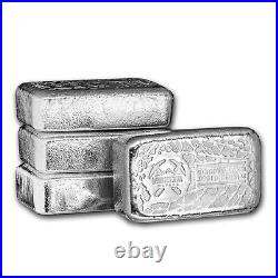 10 oz Cast-Poured Silver Bar Pioneer Metals