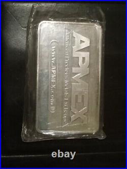 10 oz Silver Bar APMEX. 999 Fine Bullion Vintage