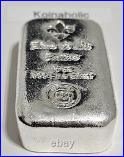 10 oz Silver Bar Scottsdale Bullion. 999 Fine, Chunky Style, Free Shippin