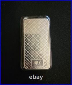 10 oz. Silver Silvertowne Eagle Design Bullion Bar of. 999 Fine Silver