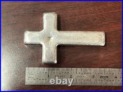 10 oz YPS Cross 999+ fine silver bullion bar Yeager's Poured Silver 10 oz YPS Cross 999+ fine silver bullion bar Yeager's Poured Silver