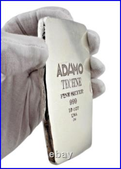 10 ozt 999 Fine Silver Art Bar Christmas Mural ADAMO TECHNE