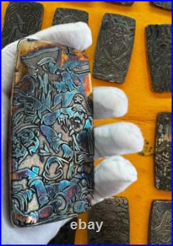 10 ozt 999 Fine Silver Art Bar- DRUNKEN MURAL ADAMO TECHNE Limited Edition