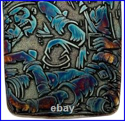 10 ozt 999 Fine Silver Art Bar- DRUNKEN MURAL ADAMO TECHNE Limited Edition