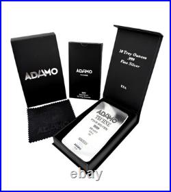 10 ozt 999 Fine Silver Art Bar- INDIAN HIEROGLYPHICS ADAMO TECHNE- Limited