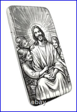 10 ozt 999 Fine Silver Art Bar- LOVE OF THE CHILDREN ADAMO TECHNE Limited 10 ozt 999 Fine Silver Art Bar- LOVE OF THE CHILDREN ADAMO TECHNE Limited