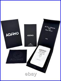 10 ozt 999 Fine Silver Art Bar Medusa on the Cover Adamo Techne Limited