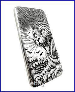 10 ozt 999 Fine Silver Art Bar- QUEEN CAT ADAMO TECHNE Limited Edition 10 ozt 999 Fine Silver Art Bar- QUEEN CAT ADAMO TECHNE Limited Edition