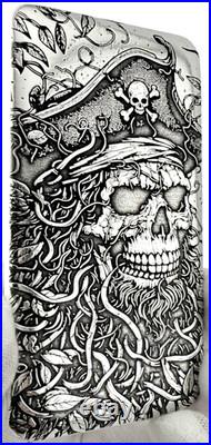 10 ozt 999 Fine Silver Art Bar- THE END ADAMO TECHNE Limited Edition