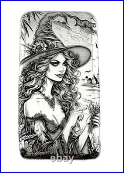 10 ozt 999 Fine Silver Art Bar- The Good Witch ADAMO TECHNE 10 ozt 999 Fine Silver Art Bar- The Good Witch ADAMO TECHNE