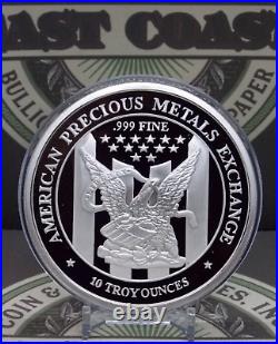 10oz. 999 Fine Silver Bullion Round APMEX East Coast Coin & Collectables, Inc