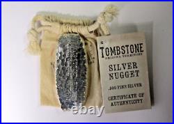 10oz. 999 Fine Silver Tombstone Silver Nugget