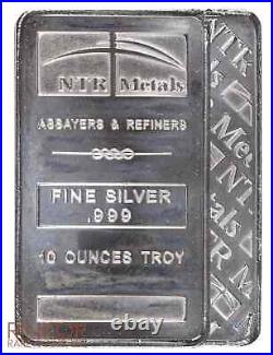 10oz Silver Bar. 999 Fine Silver Secondary Market and Random Brands