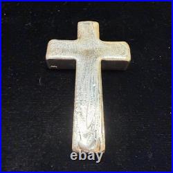 10oz YPS Cross. 999 Fine Silver Bullion Bar Yeager's Poured Silver Rare