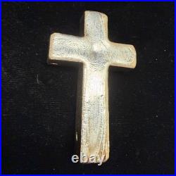 10oz YPS Cross. 999 Fine Silver Bullion Bar Yeager's Poured Silver Rare